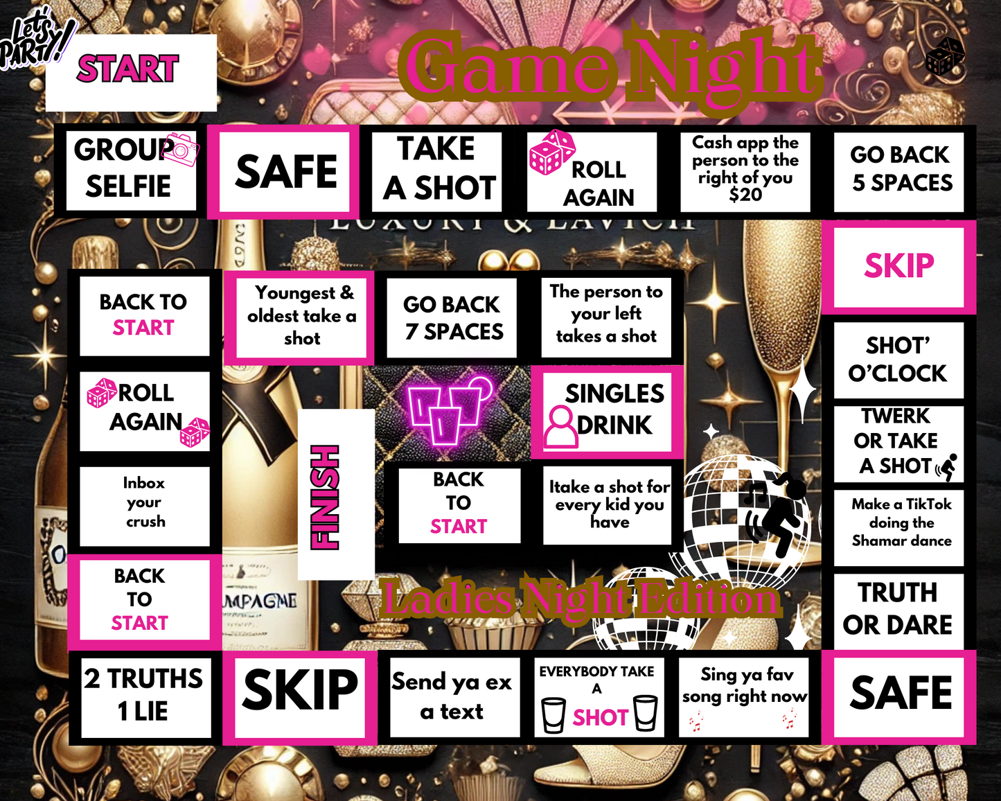 Customizable Board Games Kit