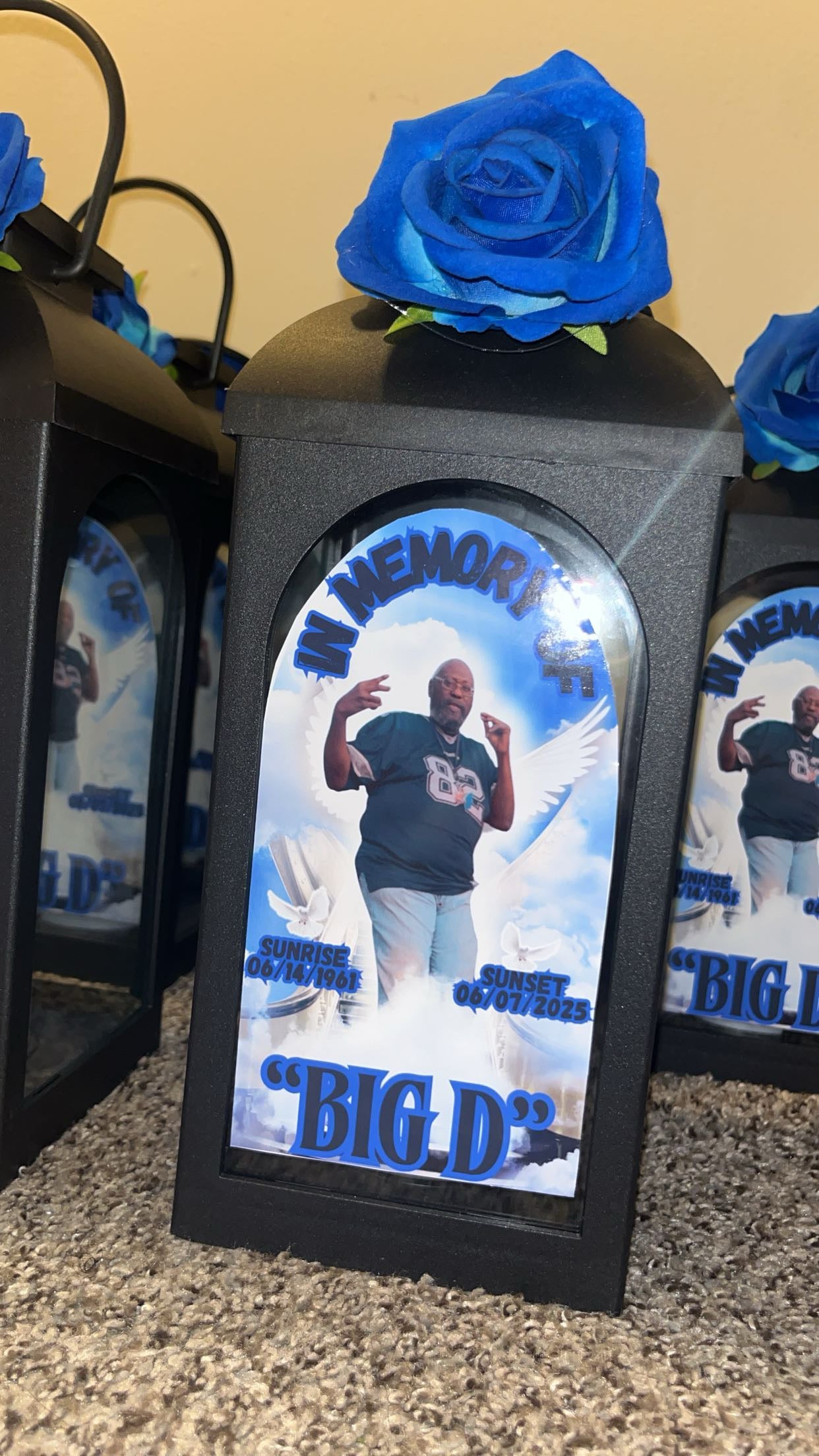 Personalized Memorial Lanterns – “In Memory Of” Tribute Keepsake