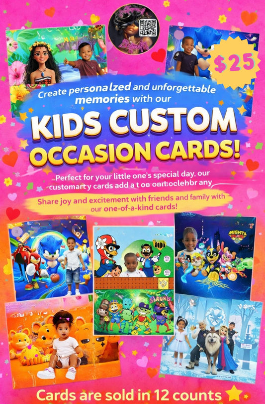 Kids Custom Occasion Cards