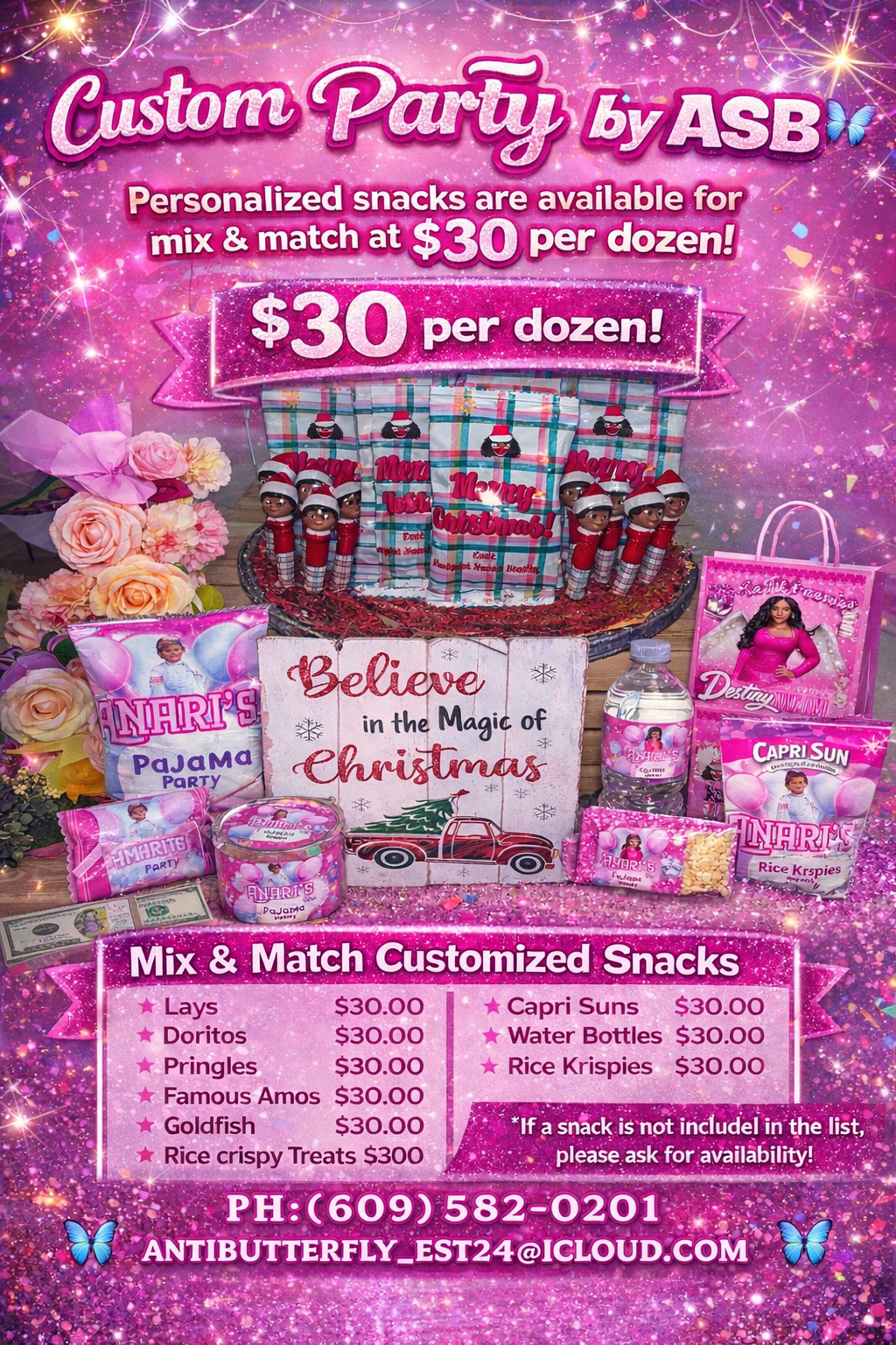 One-of-a-kind party favors!