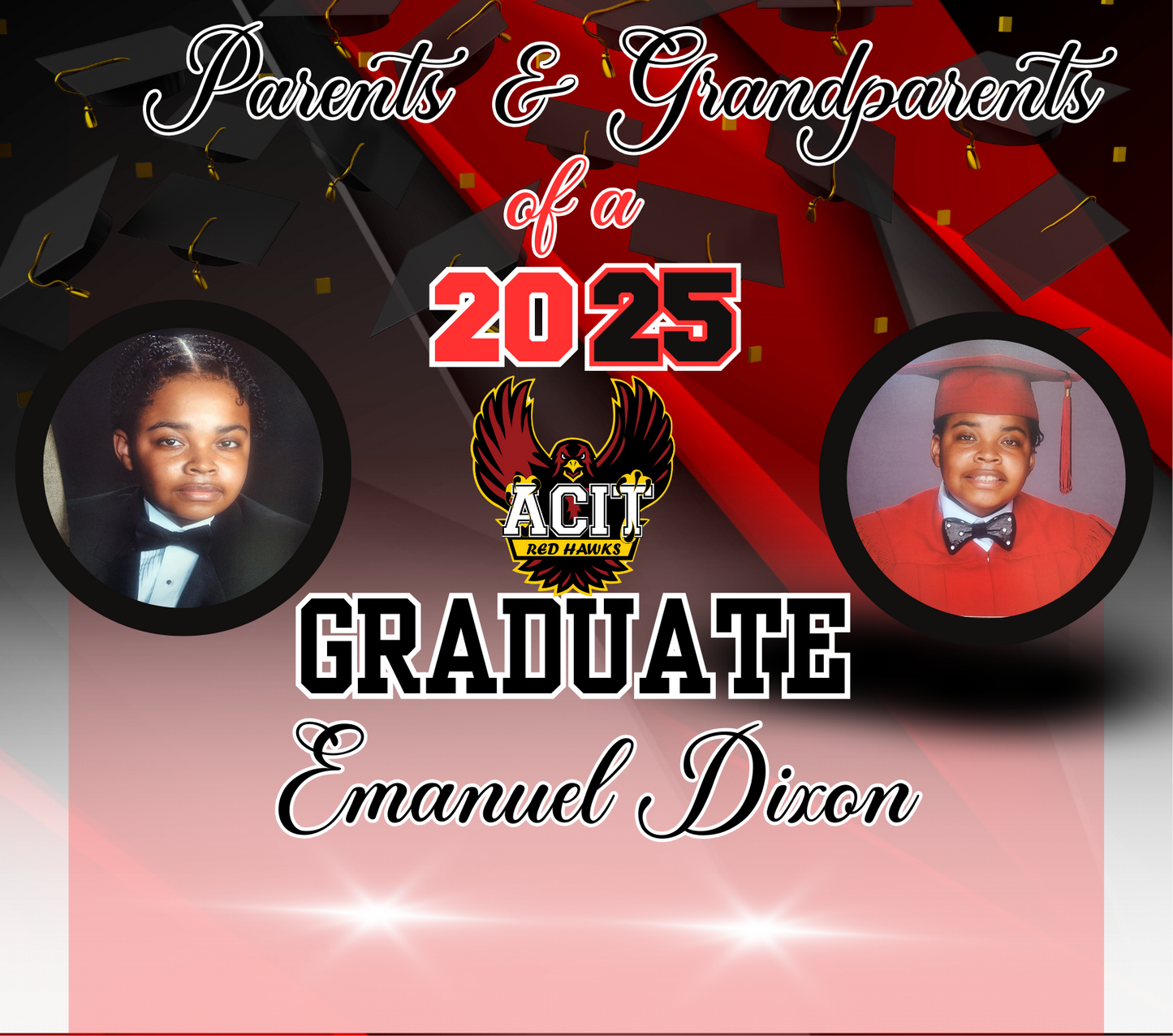 Graduation yard sign