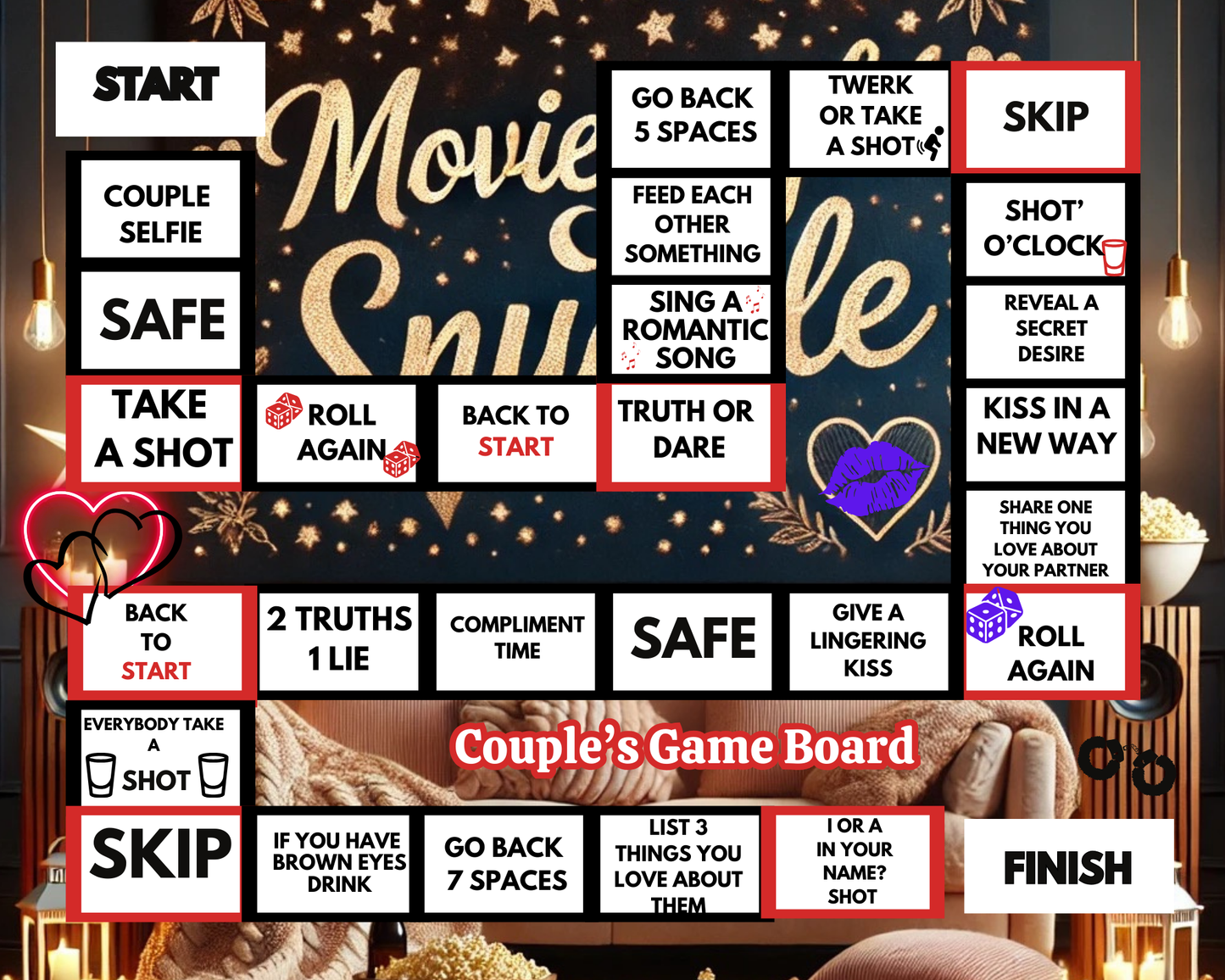 Customizable Board Games Kit