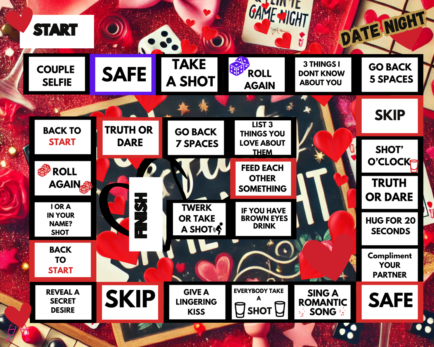 Customizable Board Games Kit