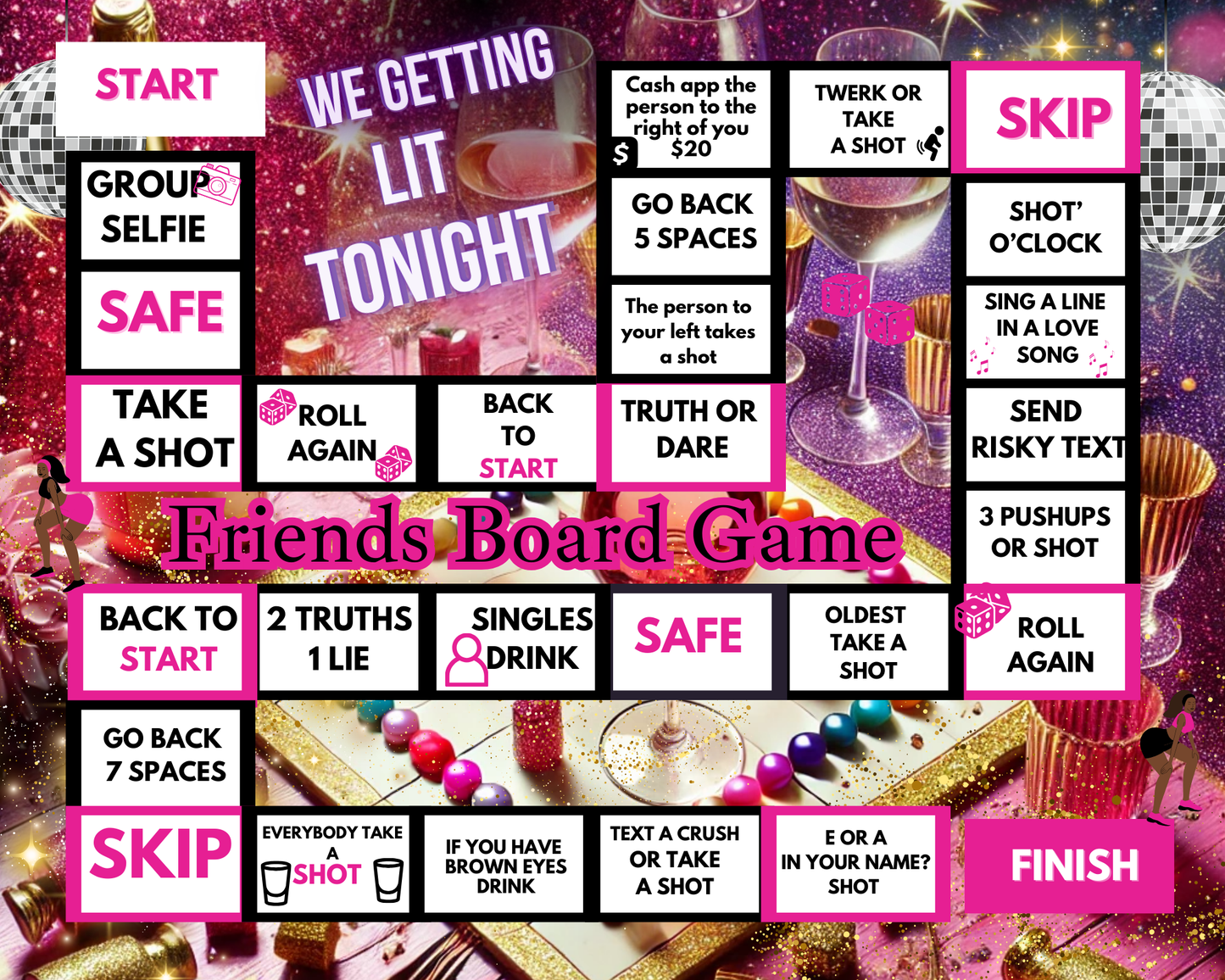 Customizable Board Games Kit